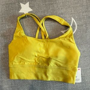 NWT Lululemon energy bra long line size 4